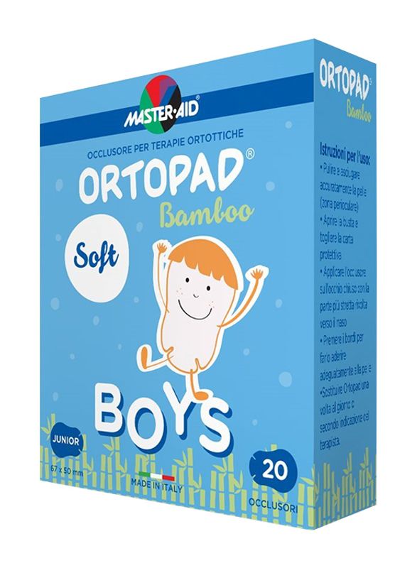Ortopad Boys Soft  Bamboo Junior 20 pezzi dim. 67x50mm-1