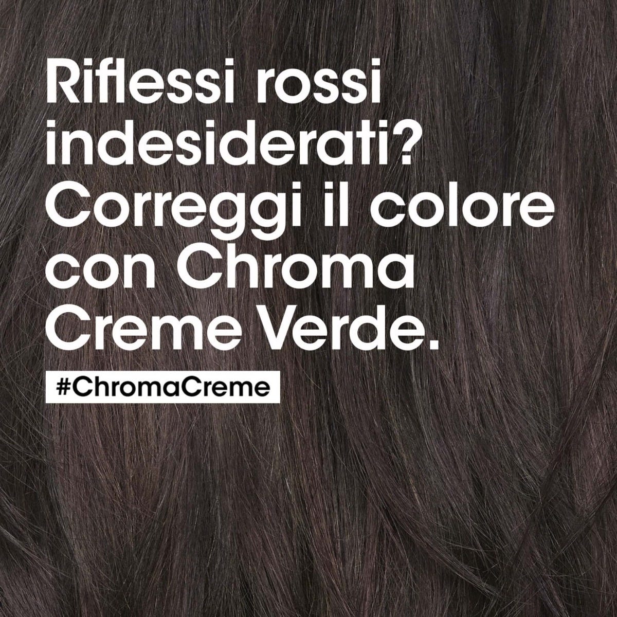 Chroma Creme - Shampoo Verde per capelli da marrone scuro a nero 300ml