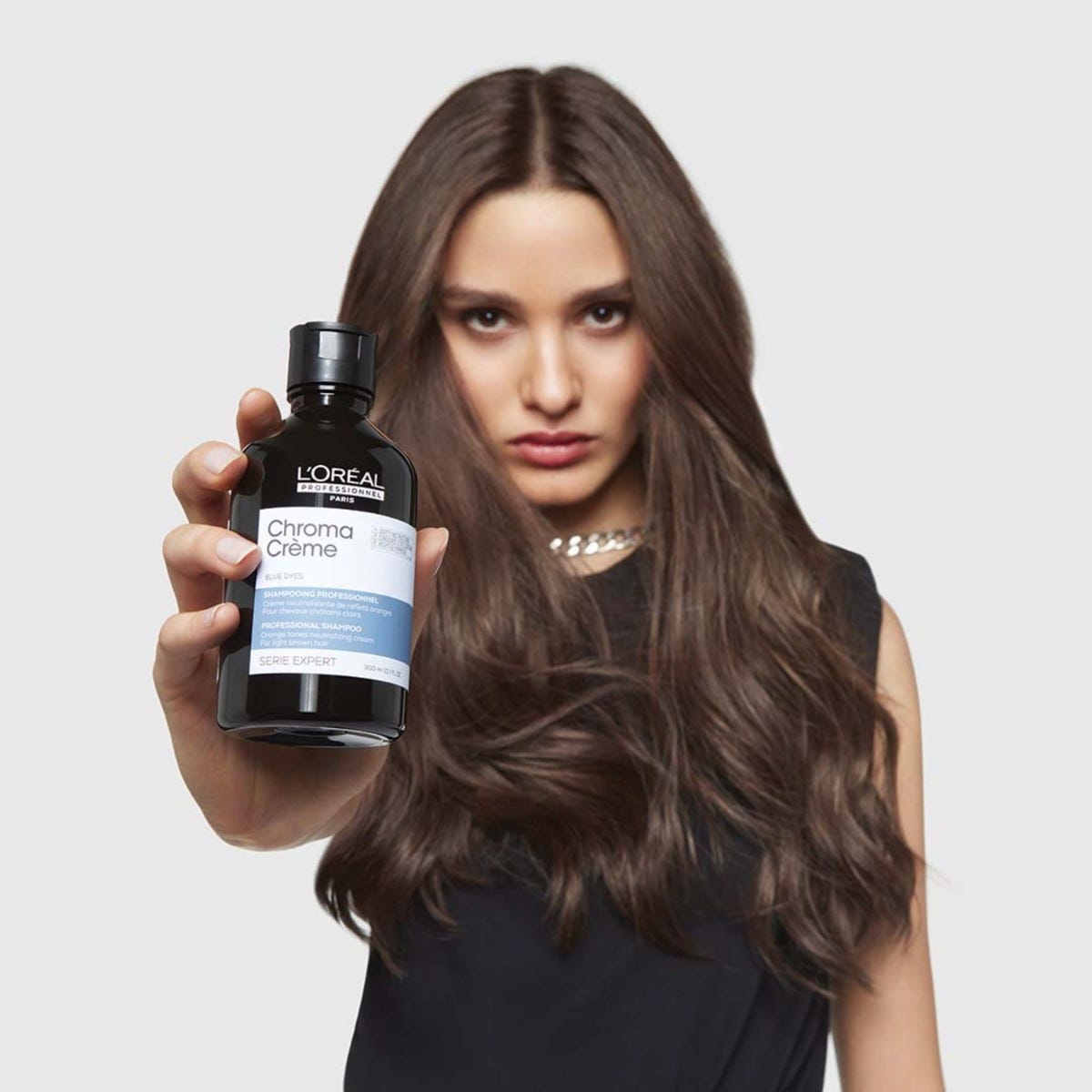 Chroma Creme - Shampoo Blu per capelli castano da chiaro a medio 300ml