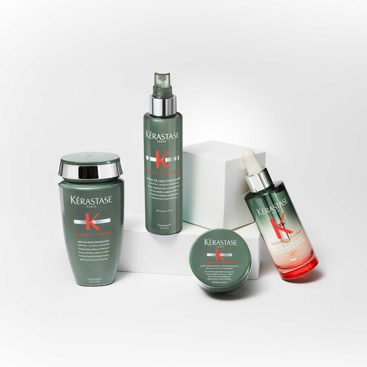 Kérastase Genesis Homme Bain de masse épaisissant per capelli fragili 250ml