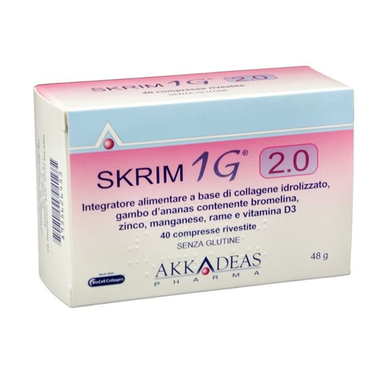 SKRIM 1g 2.0 funzionalità articolare 40 compresse-1
