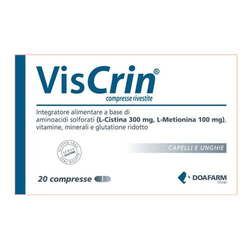 Viscrin capelli e unghie 20 compresse-1