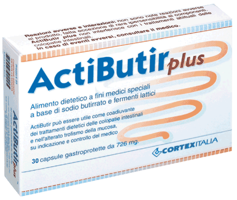 ActiButir Plus funzionalità dell'apparato intestinale 30 capsule gastroprotette-1