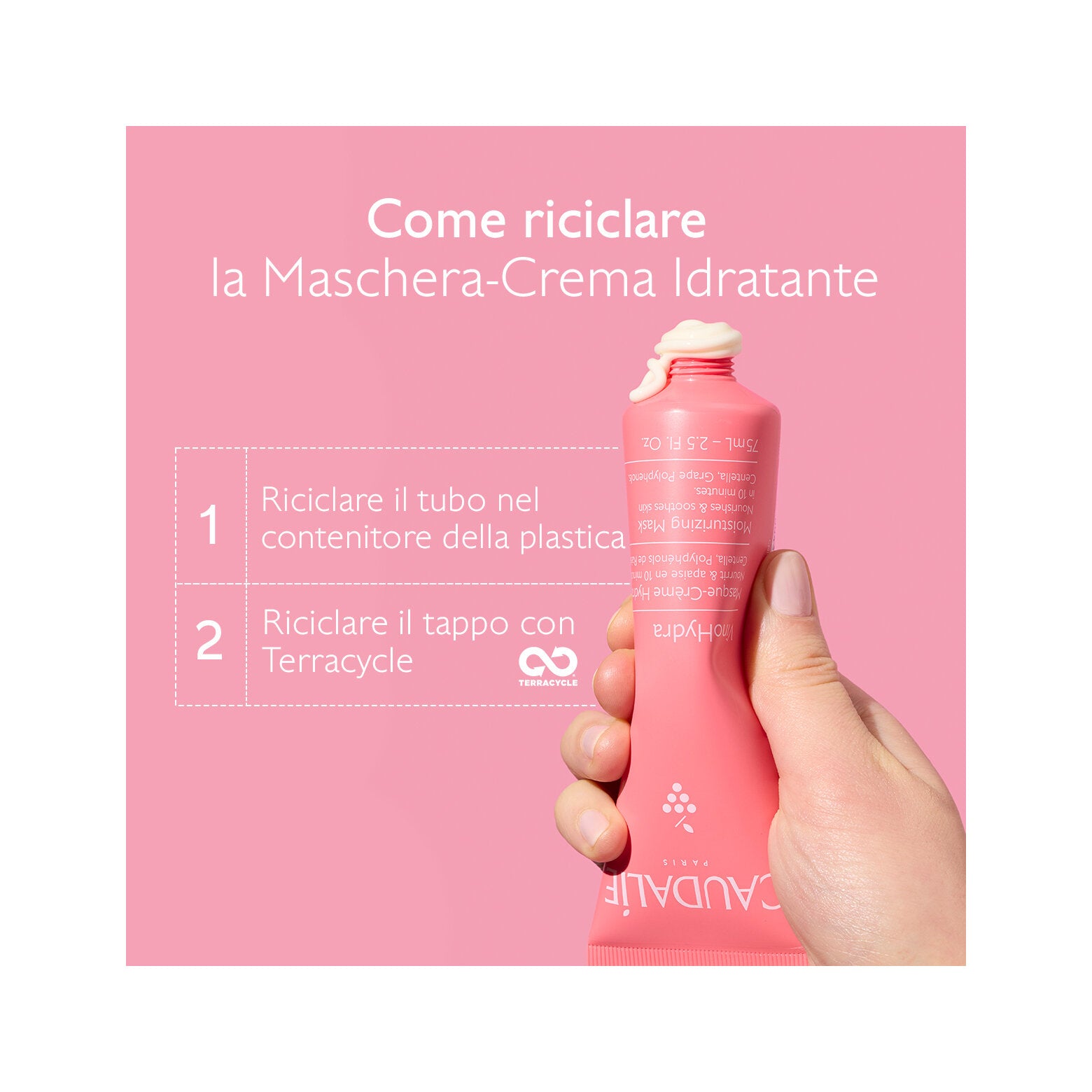 Caudalie Vinohydra Maschera Crema Idratante Viso 60ml-4