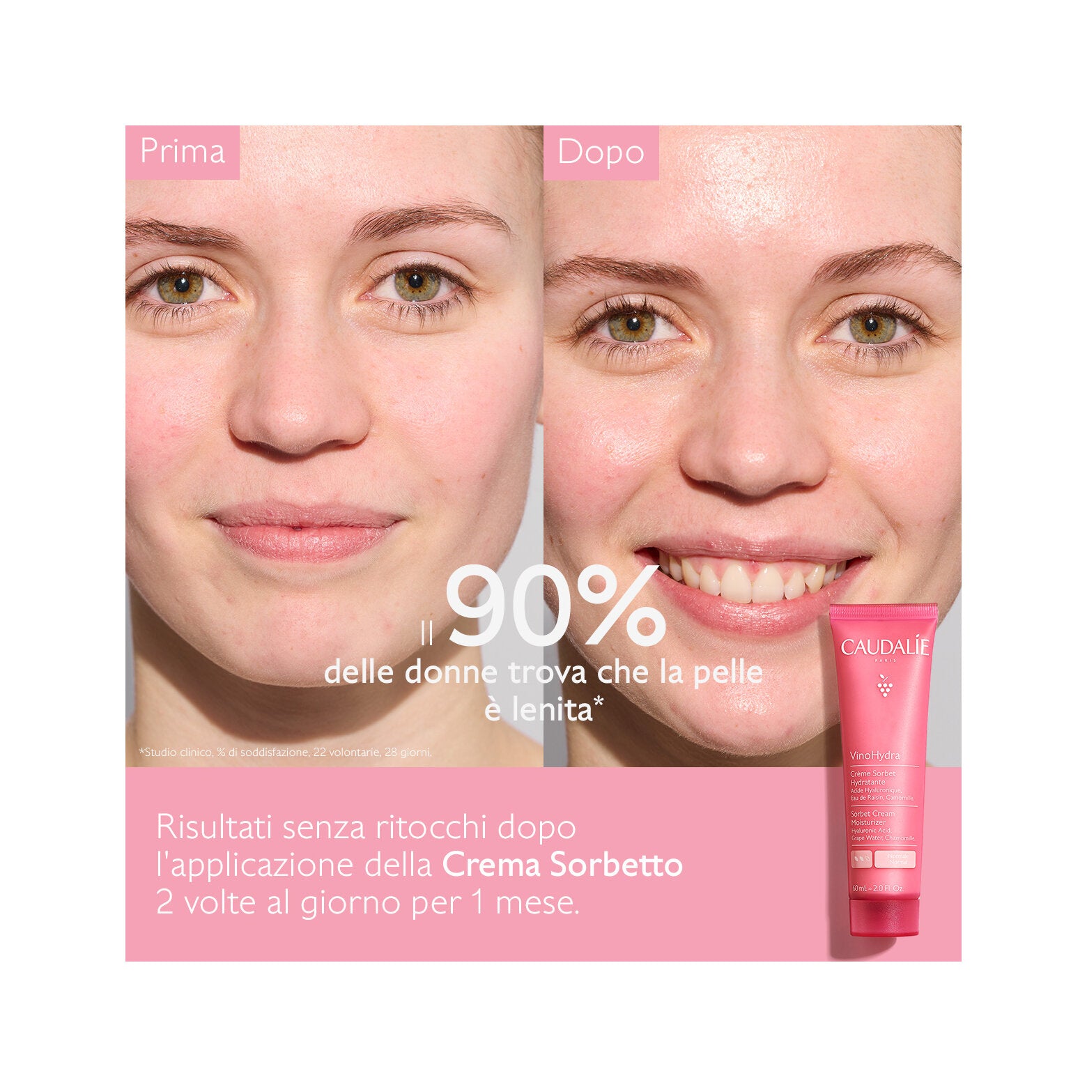 Caudalie Vinohydra Crema Sorbetto Idratante Viso 60ml-4