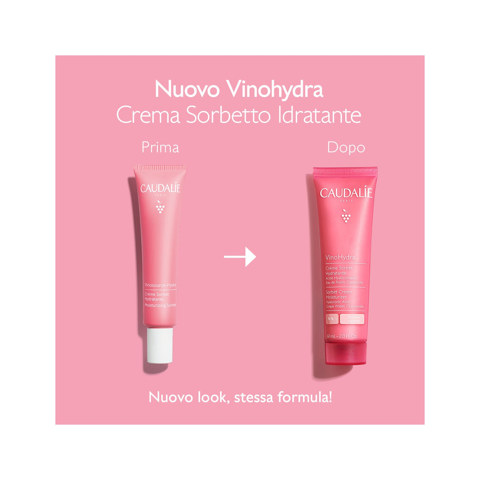 Caudalie Vinohydra Crema Sorbetto Idratante Viso 60ml-6