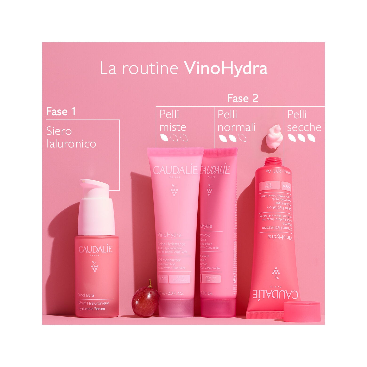 Caudalie Vinohydra Crema Sorbetto Idratante Viso 60ml-7