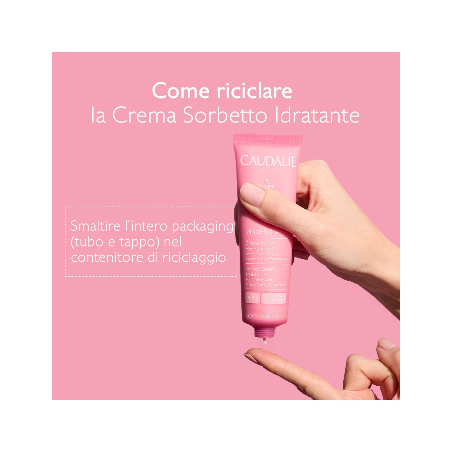 Caudalie Vinohydra Crema Sorbetto Idratante Viso 60ml-9