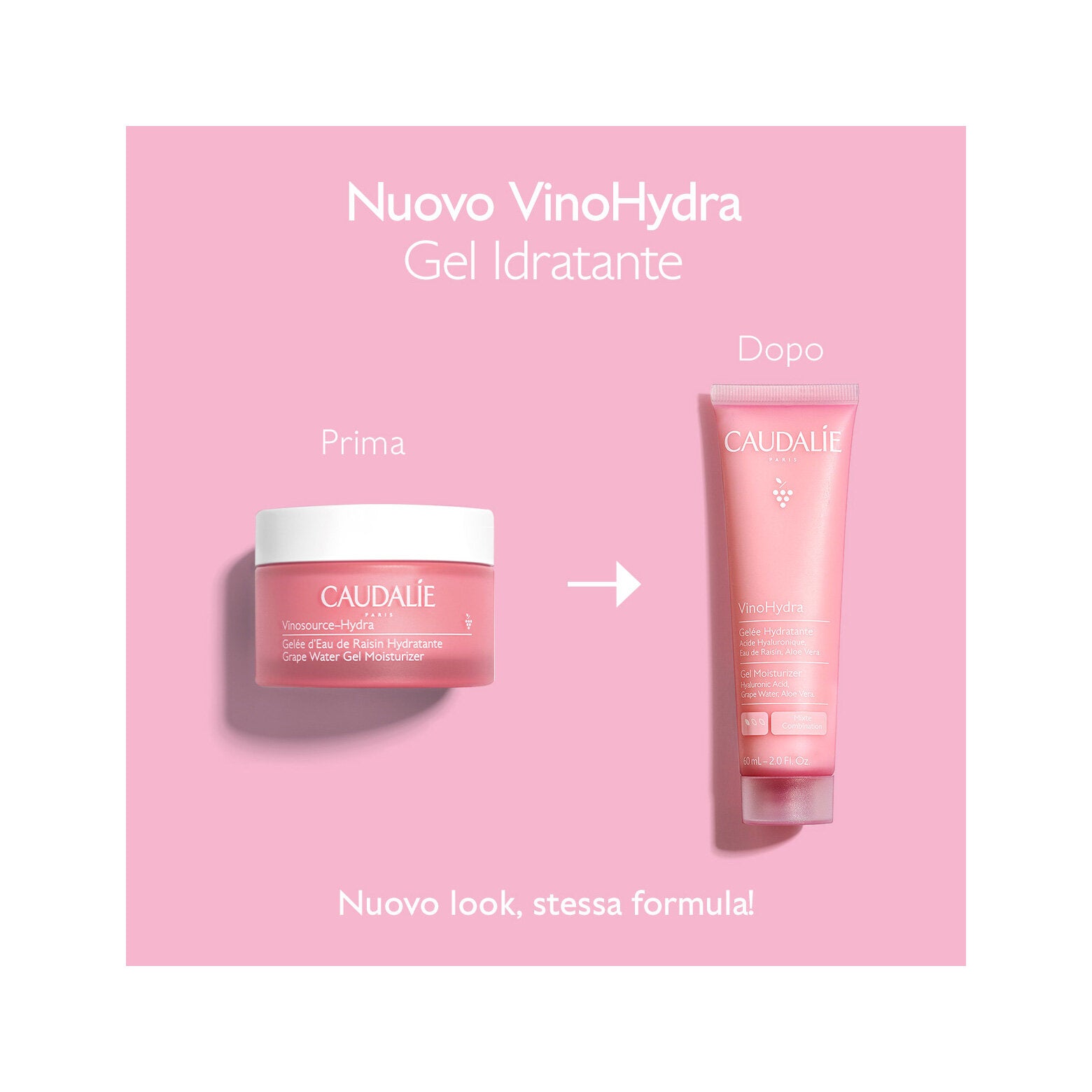 Caudalie Vinohydra Gel Idratante Viso 60ml-5