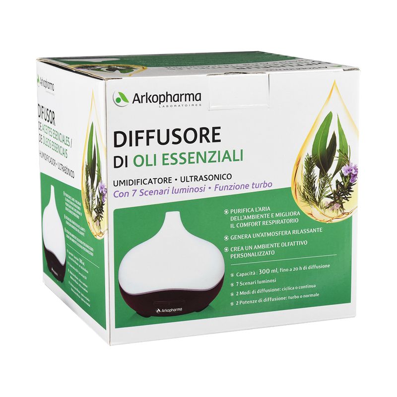 Arkopharma Diffusore di Oli Essenziali Umidificatore ultrasonico funzione turbo-1