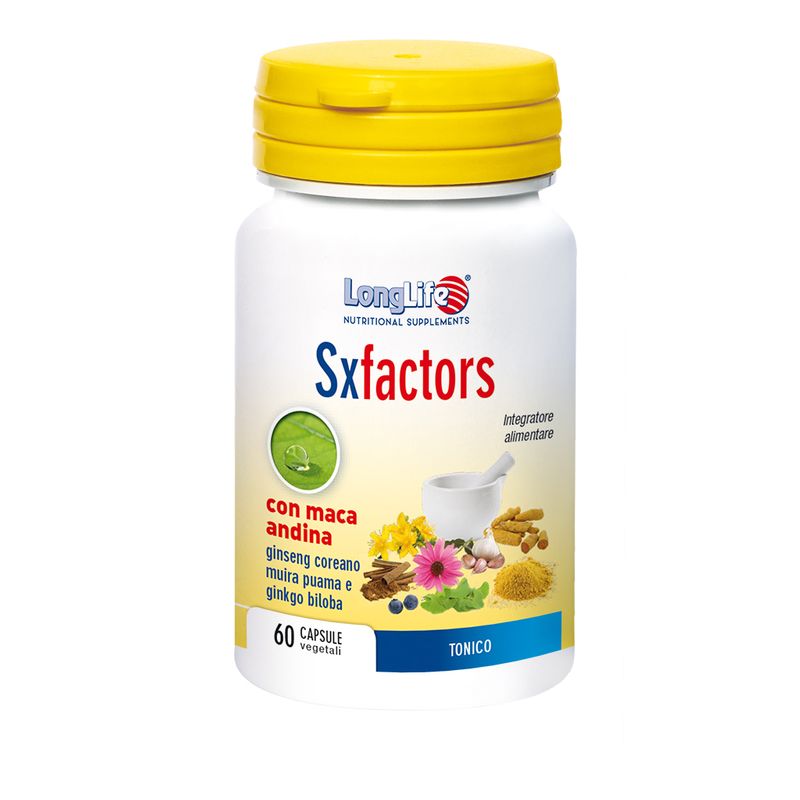 LongLife Sxfactors 60 capsule integratore alimentare tonico ricostituente-1
