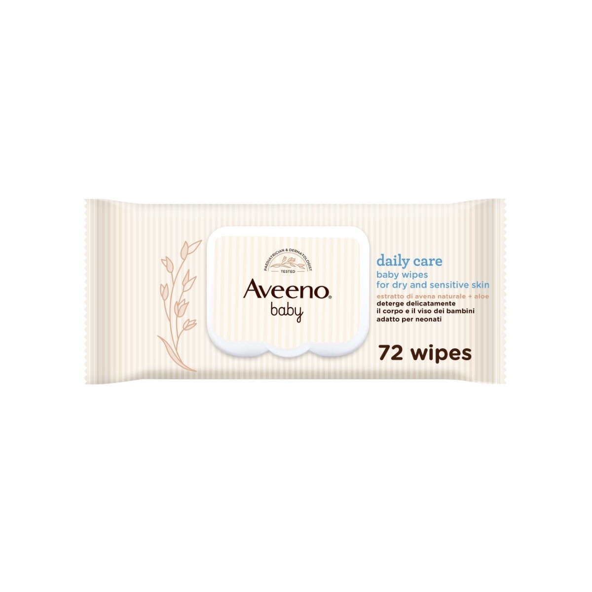 Aveeno Baby Daily Care Salviettine con Estratto di Avena e Aloe 72 Salviettine-6