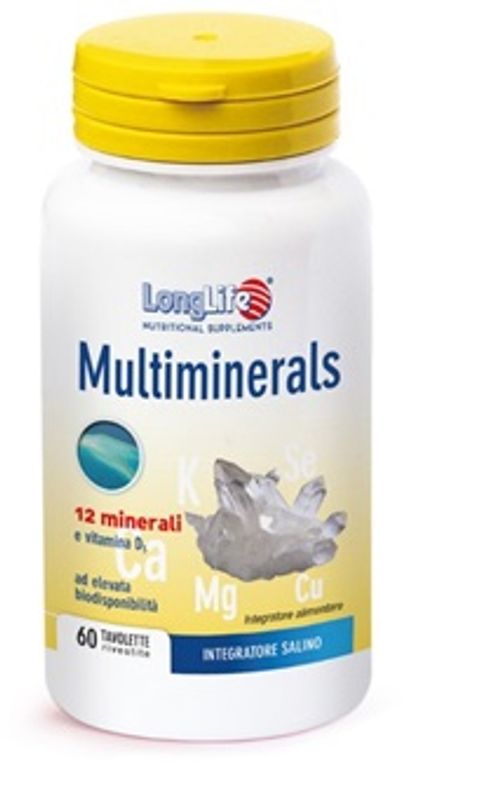Longlife multiminerals 60 tavolette integratore minerali-1