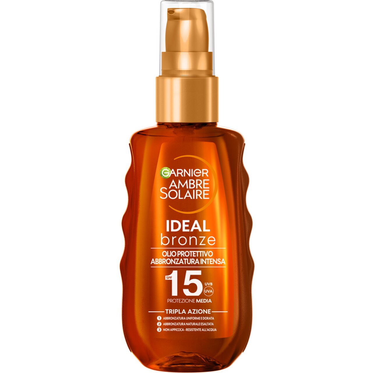 Garnier Ambre Solaire Ideal Bronze Olio Protettivo Abbronzatura Intensa 150ml SPF15-1