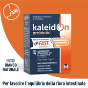 Kaleidon Probiotic Fast Gusto Bianco Naturale Riequilibrio Della Flora Intestinale 10 Bustine da 1g-0