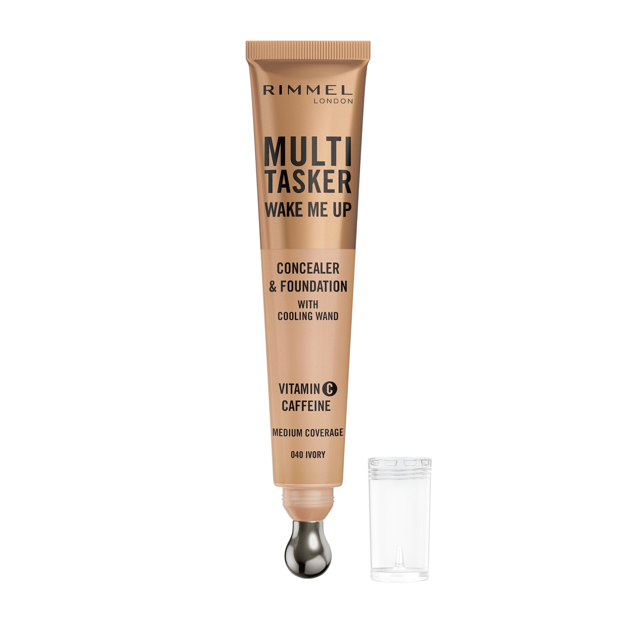 Rimmel Multi-tasker Wake Me Up Correttore & Fondotinta Formula Vegana 040 Ivory 20ml-2