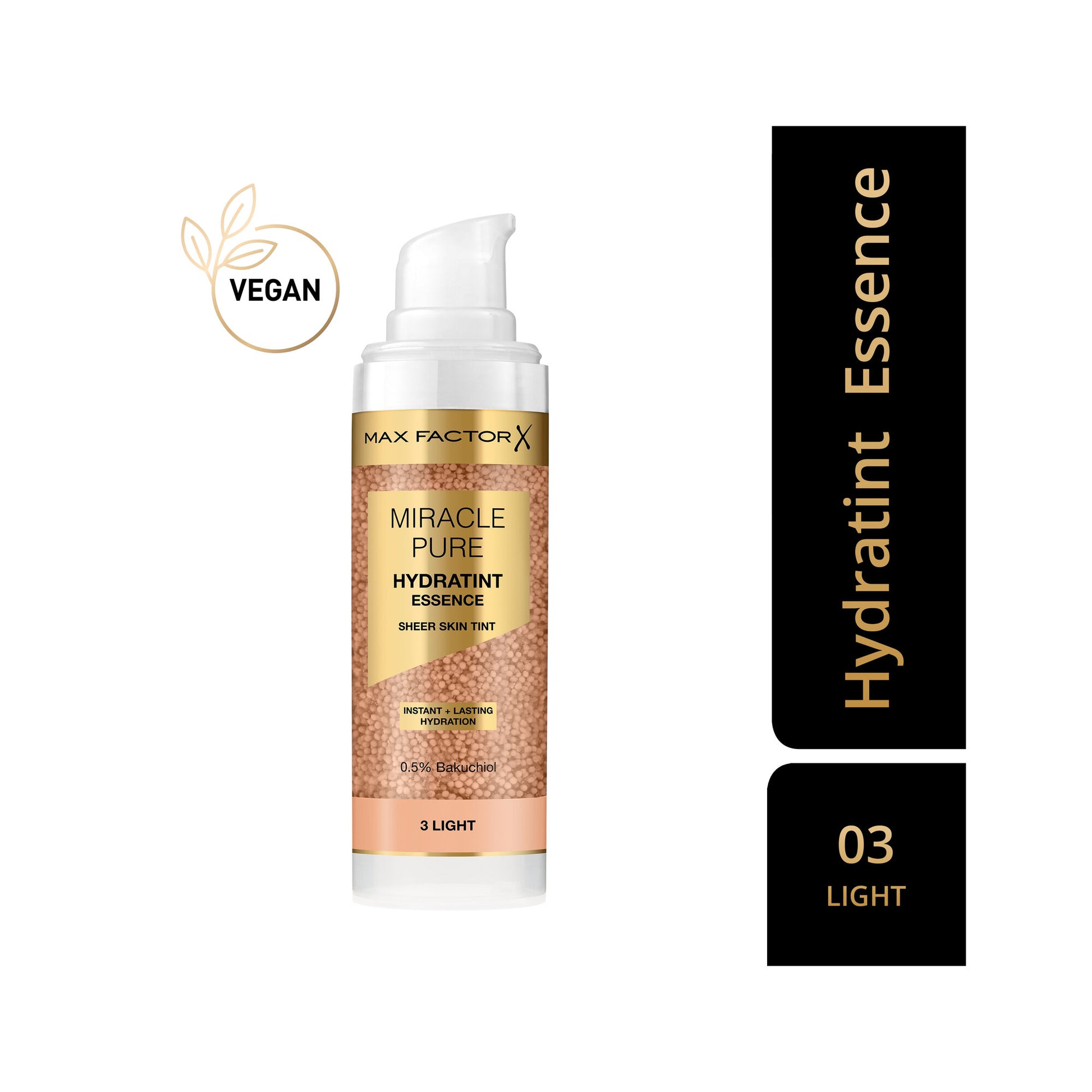 Max Factor Miracle Pure Hydratint Essence Fondotinta 3 Light 30ml-3