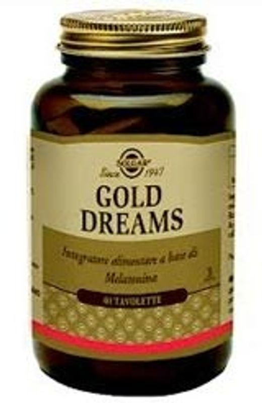 Solgar Golden Dreams Integratore Alimentare a Base Di Melatonina 60 Compresse-1