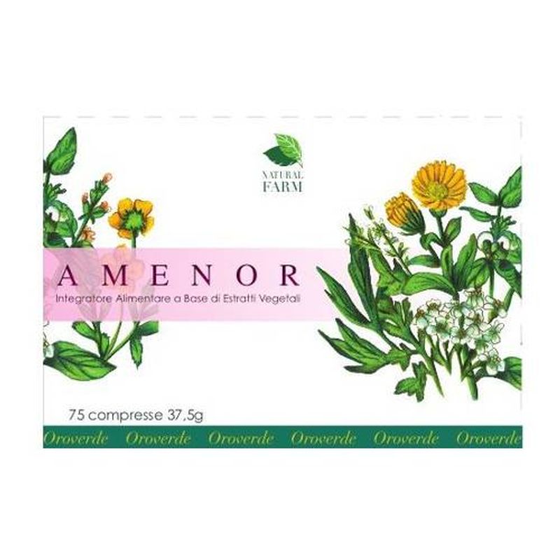 Natural Farm Amenor Integratore Alimentare 75 Compresse-1
