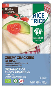 Probios Rice & Rice Crispy Crackers Di Riso Senza Glutine e Lievito 8 Snack-1