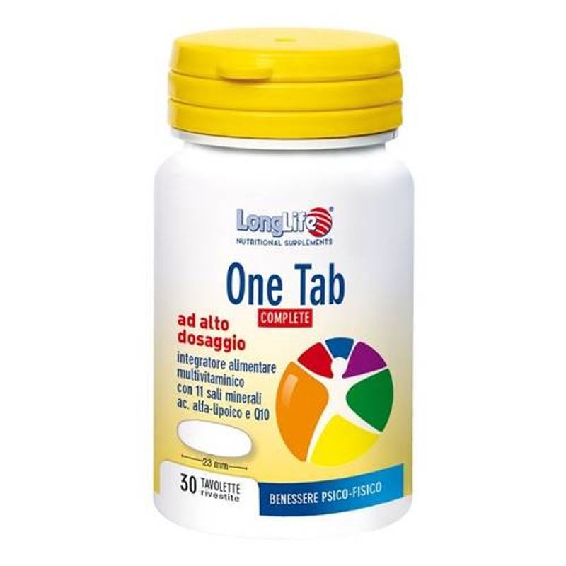 LongLife One Tab Complete Benessere Psico-Fisico 30 Tavolette-1