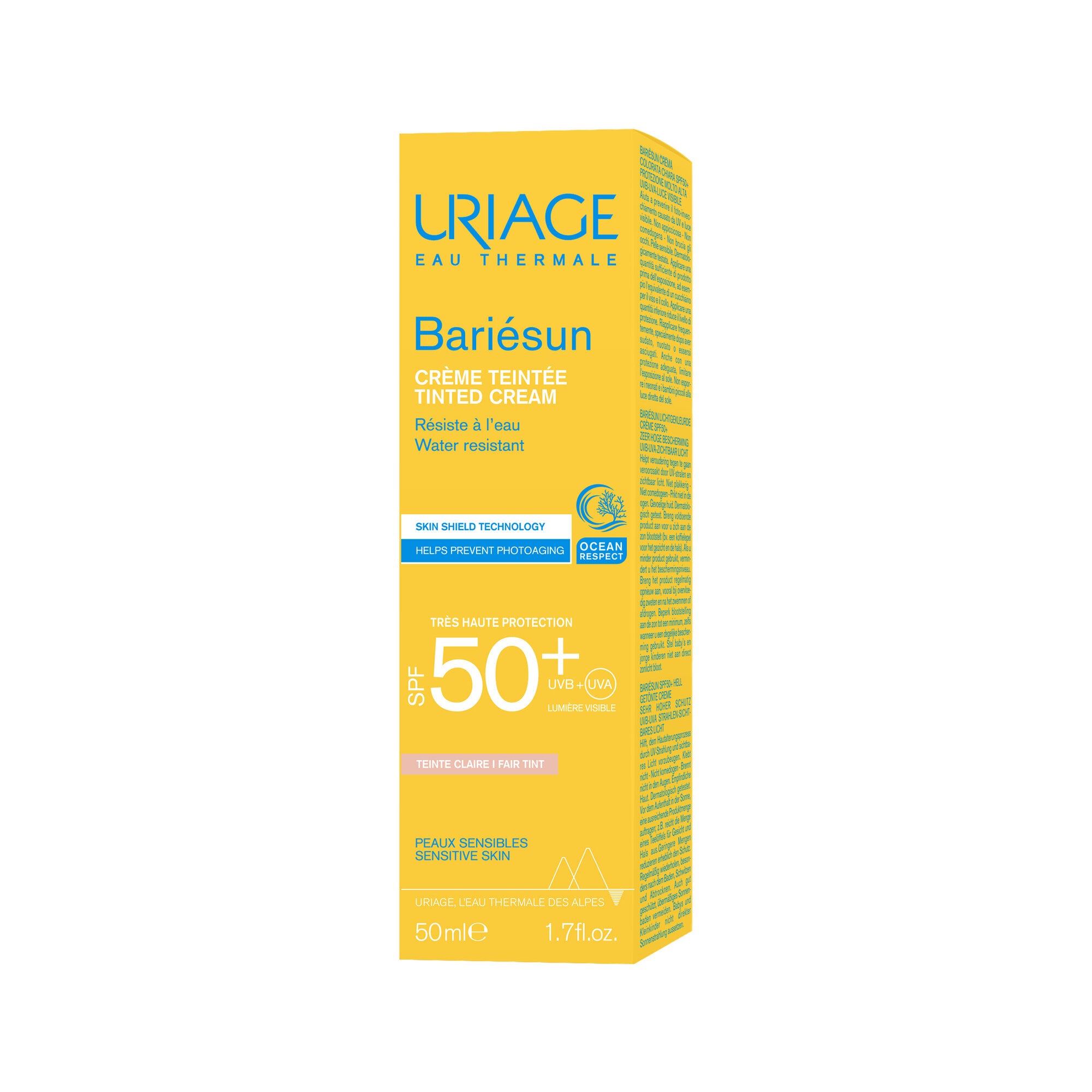 Uriage Bariesun Crema Colarata Chiara SPF50+ 50ml-3