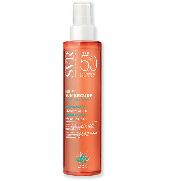 SVR Huile Sun Secure Olio Secco Finish-Satinato Biodegradabile SPF50 da 200ml-2