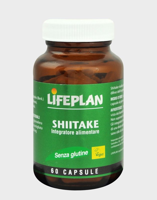 Lifeplan Shiitake Integratore Senza Glutine Favorisce Le Fisiologiche Difese Dell'Organismo 60 Capsu-1
