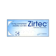 Zirtec Antistaminico Rinite Allergica Stagionale 10 Mg 7 Compresse Rivestite Con Film-1