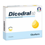 Dicodral 60 soluzione reidratante orale gusto banana 12 bustine-0