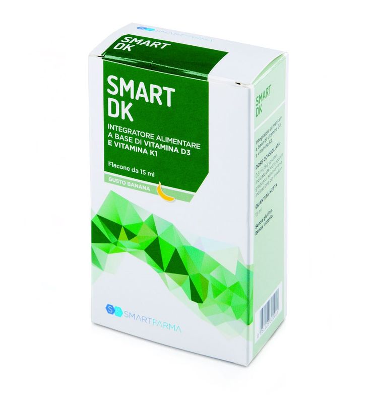 Smart Dk Vit D3+K1 Integratore alimentare Gocce 15ml-1