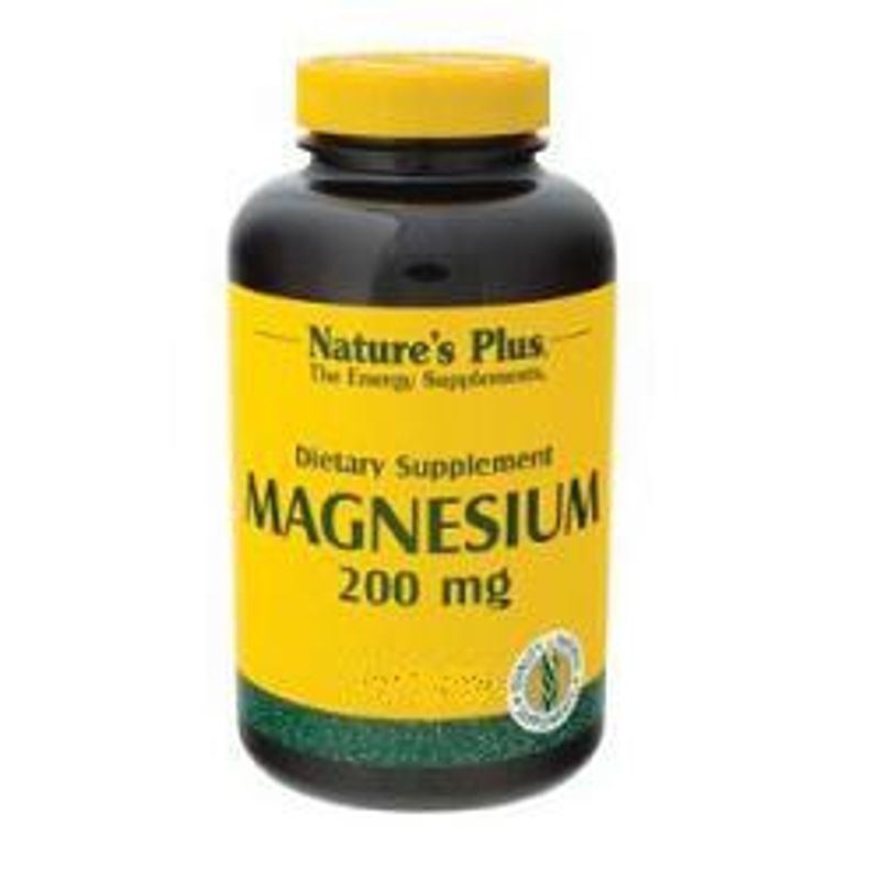 Nature's Plus Magnesio Chelato metabolismo 90 tavolette 200mg-1