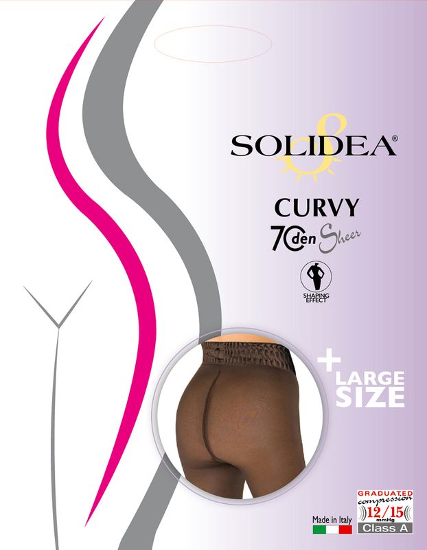 Solidea Curvy 70 Sheer Nero 3 ML - XL-1