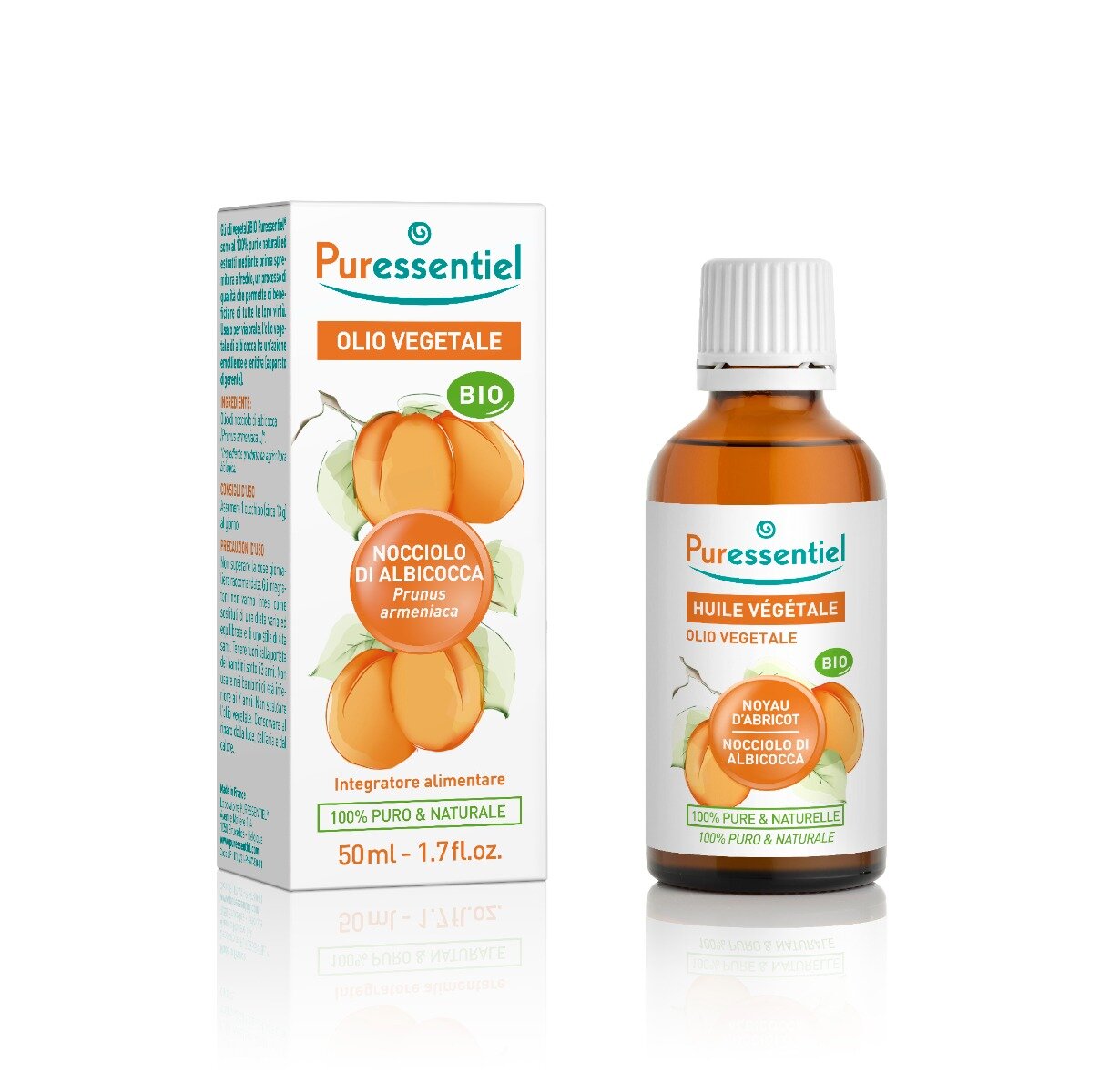 Puressentiel Olio Vegetale Di Albicocca Bio 50ml-2
