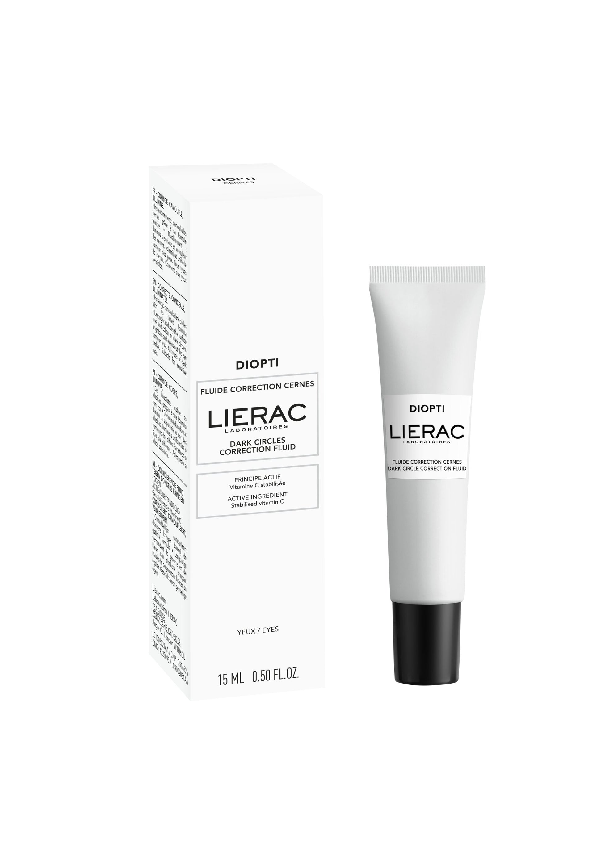 Lierac Diopti Fluido Correzione Occhiaie Illuminante 15 ml-3