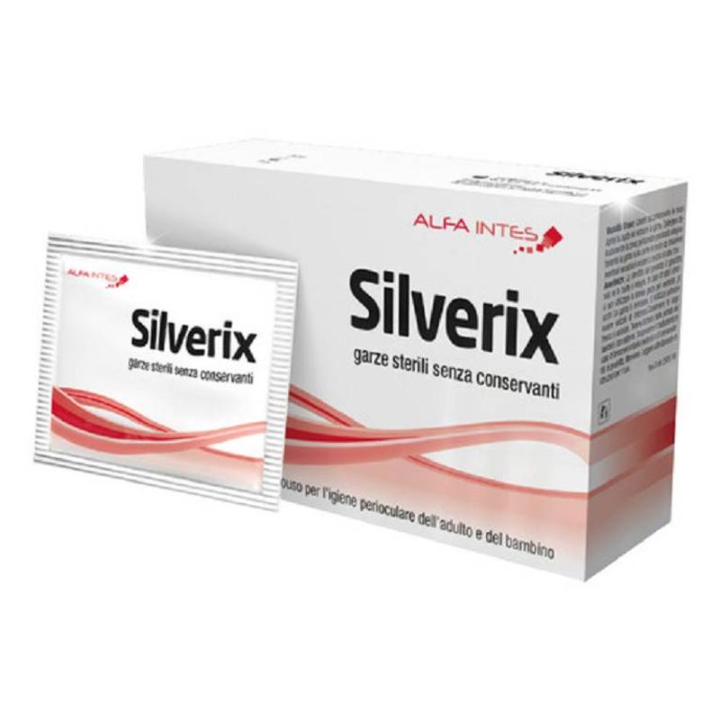 Silverix Garze sterili monouso per l'igiene perioculare adulto e bambino 14 pezzi-1