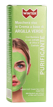 Winter Maschera Viso In Crema a Base di Argilla Verde Purificante 50ml-1