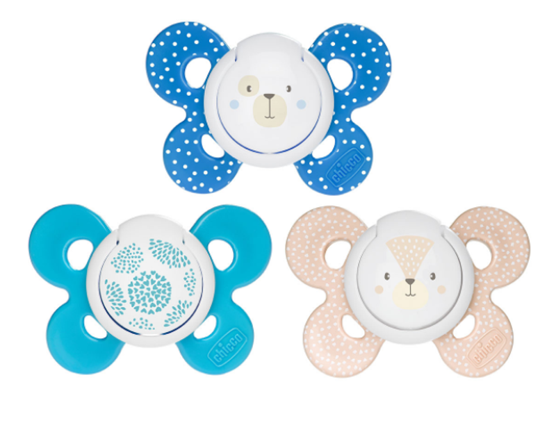 Chicco Physio Comfort Succhietti Silicone 6-16m Blu 2 Pezzi-1