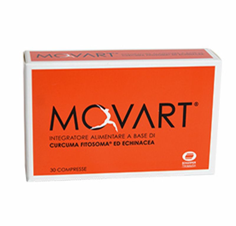 Movart Integratore Alimentare Curcuma Funzionalità Articolare 30 Compresse-1