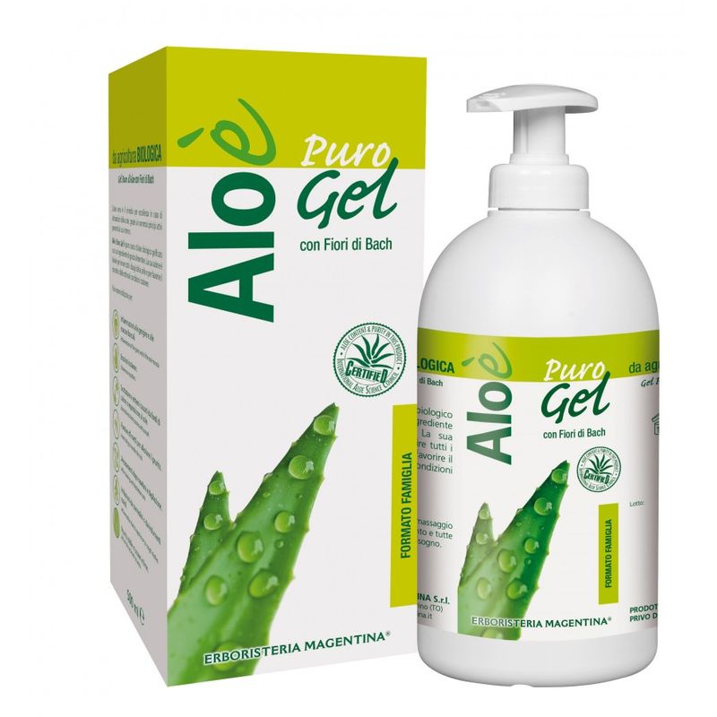 Erboristeria Magentina Aloe Puro Gel formato famiglia 500ml-1
