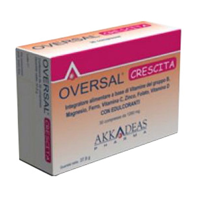 Oversal Crescita Integratore Alimentare 30 Compresse-1