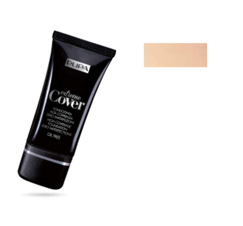 Pupa Extreme Cover Fondotinta alta coprenza n.010 Alabaster 30ml-1