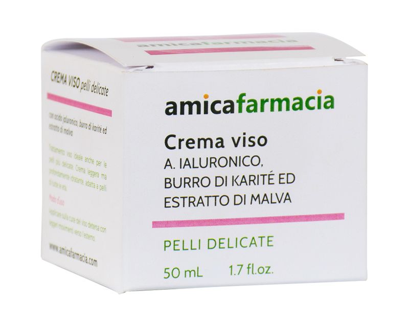 Amicafarmacia Crema viso idratante per pelli delicate 50ml-1