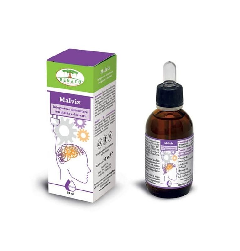 Renaco Malvix Tonico Psico-Fisico gocce 50ml-1