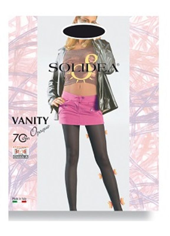 Solidea Vanity Collant Opaque 70 Denari Opaco Colore Nero Taglia 2-M-1