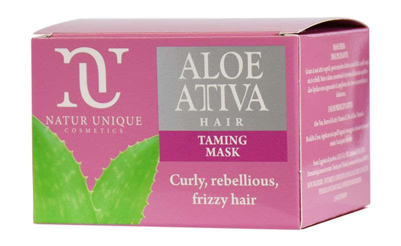 Natur Unique Aloe Attiva capelli maschera disciplinante 200ml-1