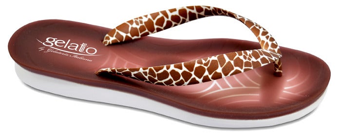 Gelatto Infradito Giraffa Con Plantare Gel Taglia 41/42-1