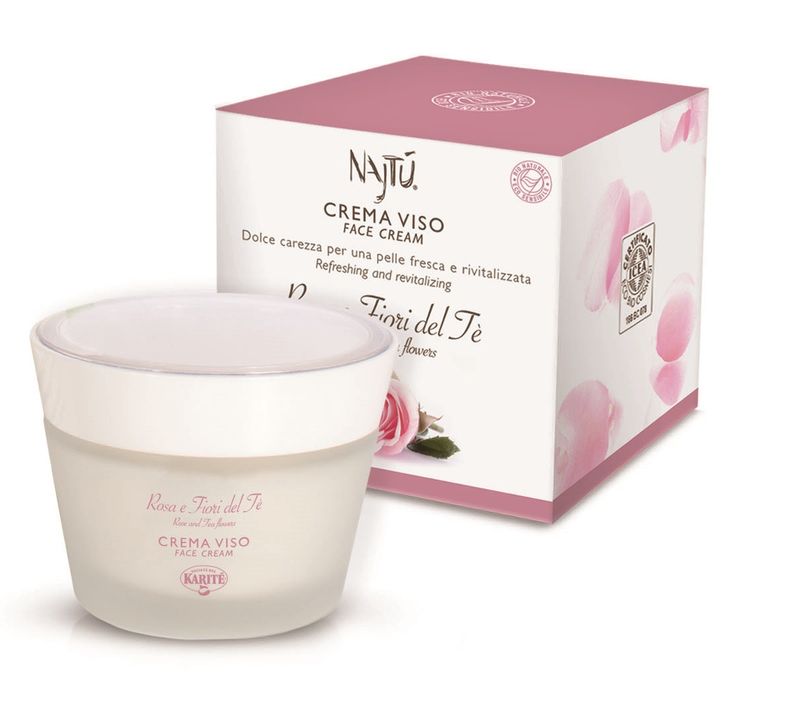 Najtù Rosa e Fiori del Tè Crema Viso Idratazione Delicata-1