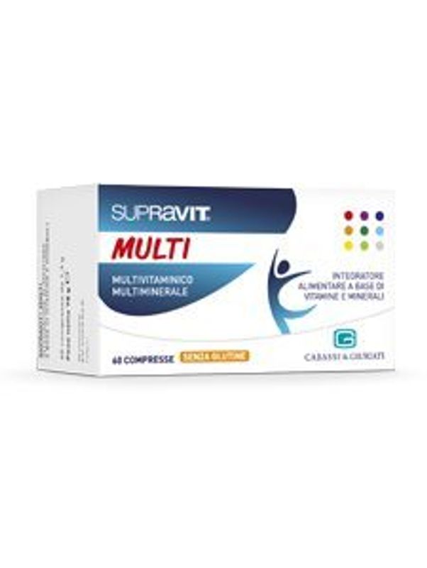Supravit Multi Integratore Alimentare Vitamine e Sali Minerali 60 compresse-1