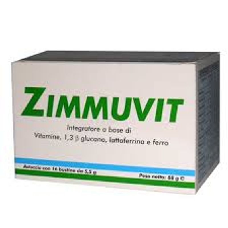 Zimmuvit Integratore Alimentare a base di Vitamine 16 bustine-1